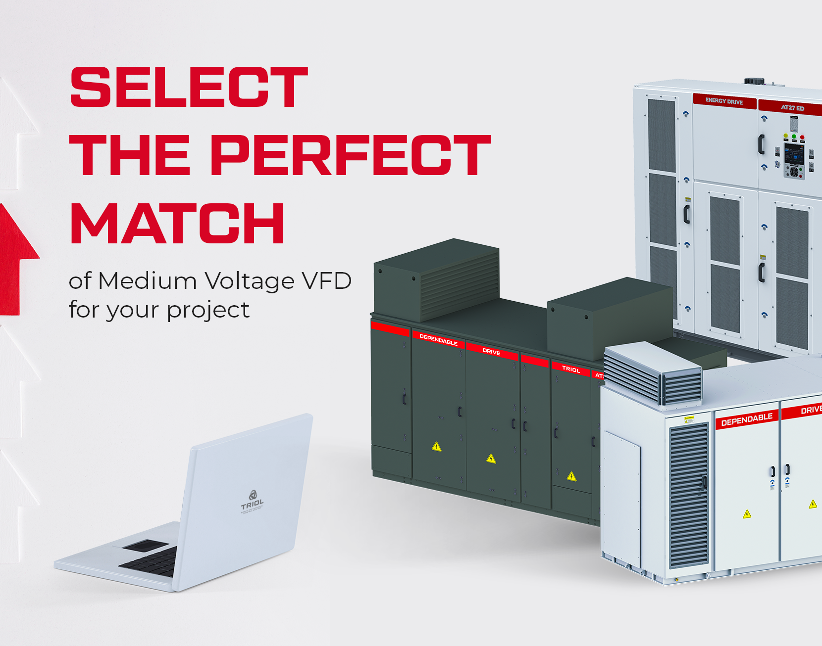Comparison of 3 lines of Medium Voltage VFDs